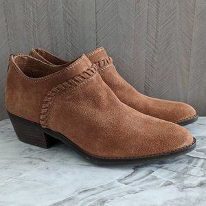 WOMEN'S Lucky Brand Brown Fawnn Western Bootie Size 8